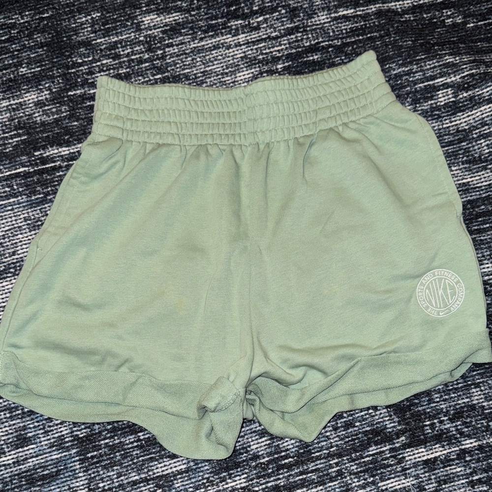 Nike Women's Olive Athletic Shorts